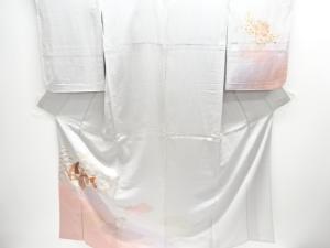 十二単に花模様単衣訪問着